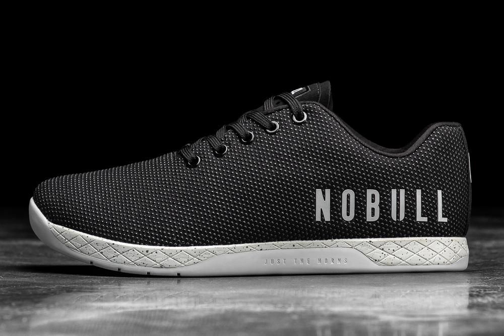 NOBULL Men's Arctic Speckle Training Shoes - Black - Ireland (6378MQJDT)